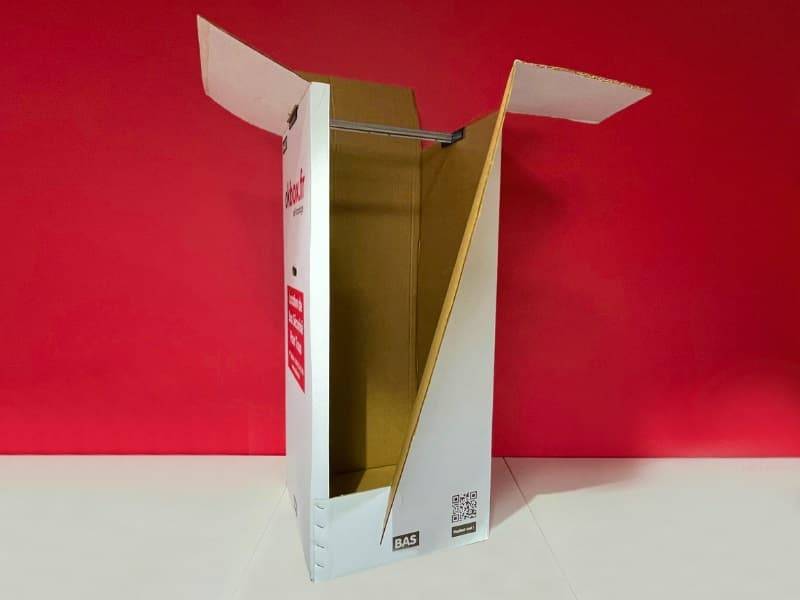 okbox garde meuble Alencon box stockage Carton penderie